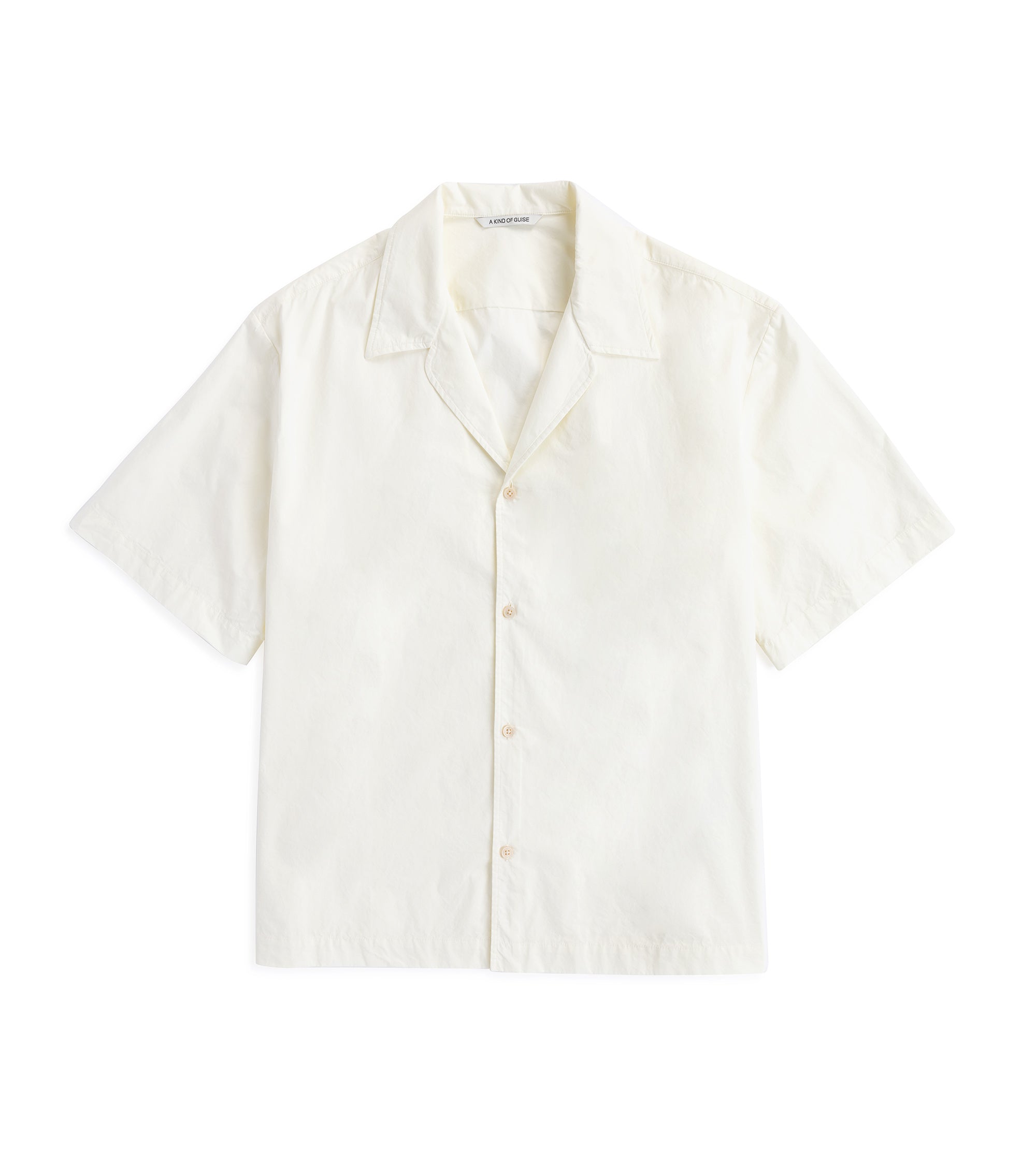 A Kind of Guise Samata Washed Cotton Shirt: Ecru