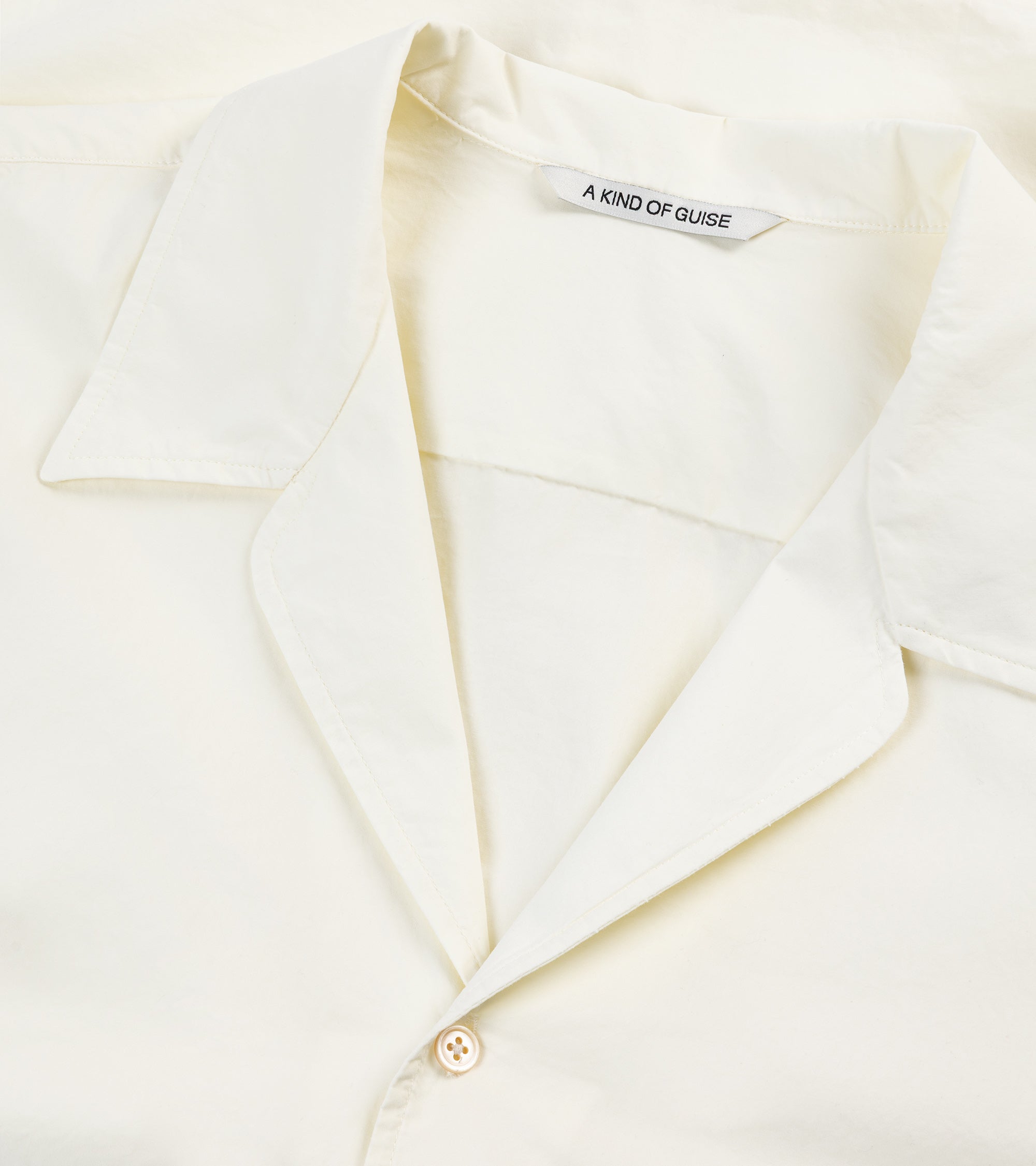 A Kind of Guise Samata Washed Cotton Shirt: Ecru