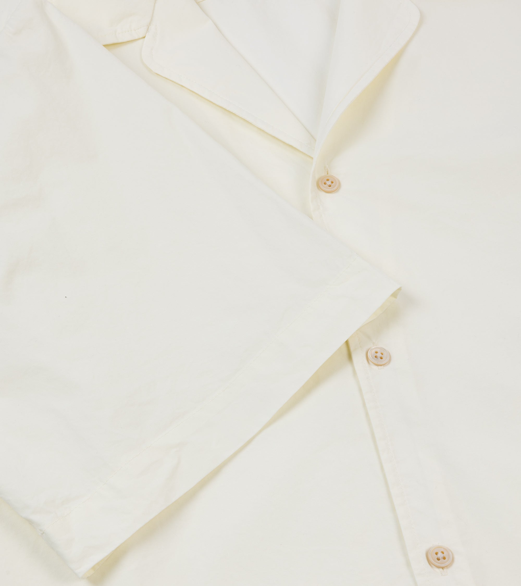 A Kind of Guise Samata Washed Cotton Shirt: Ecru
