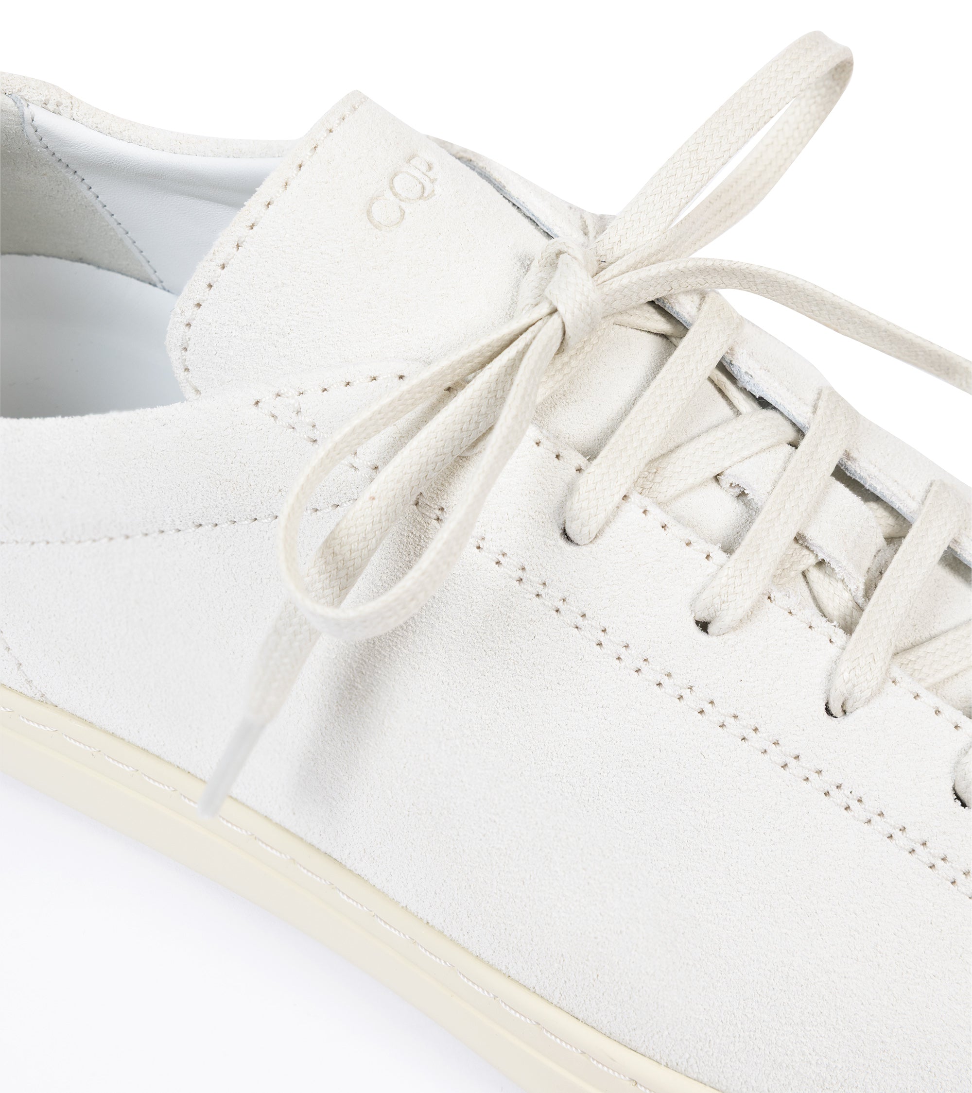 CQP Racquet Suede Sneaker: Off White