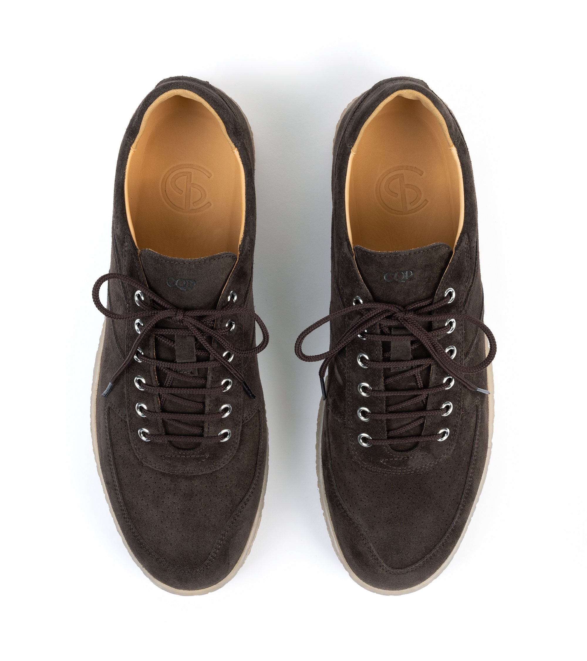 CQP Roamer Suede Sneaker: Chocolate