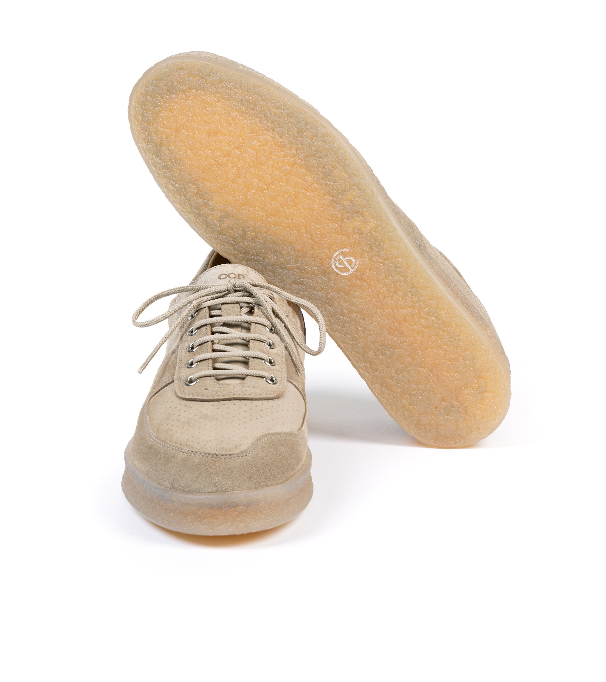 CQP Roamer Suede Sneaker: Taupe