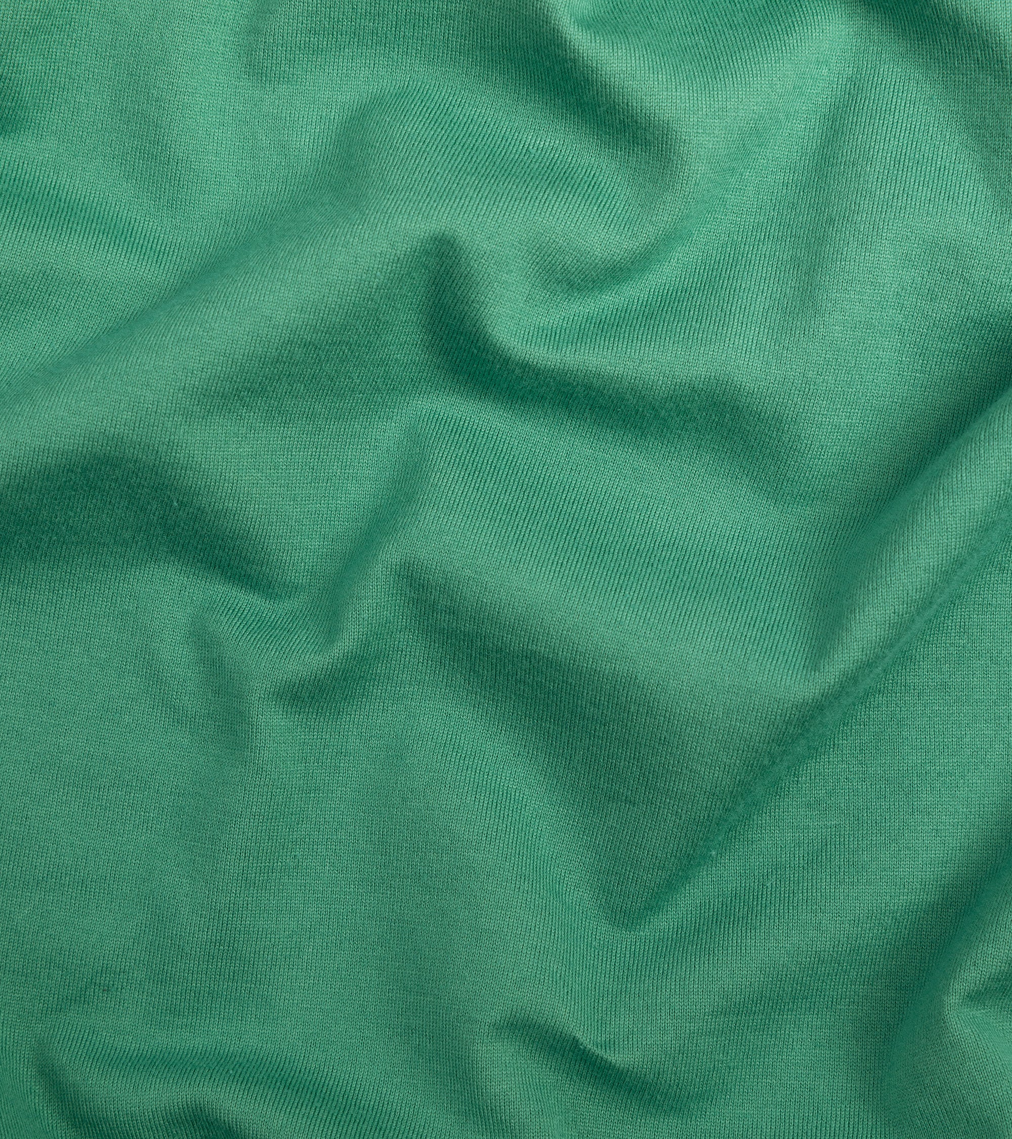 Fedeli Zero Giza Organic Cotton Short Sleeve Polo Shirt: Sea Green