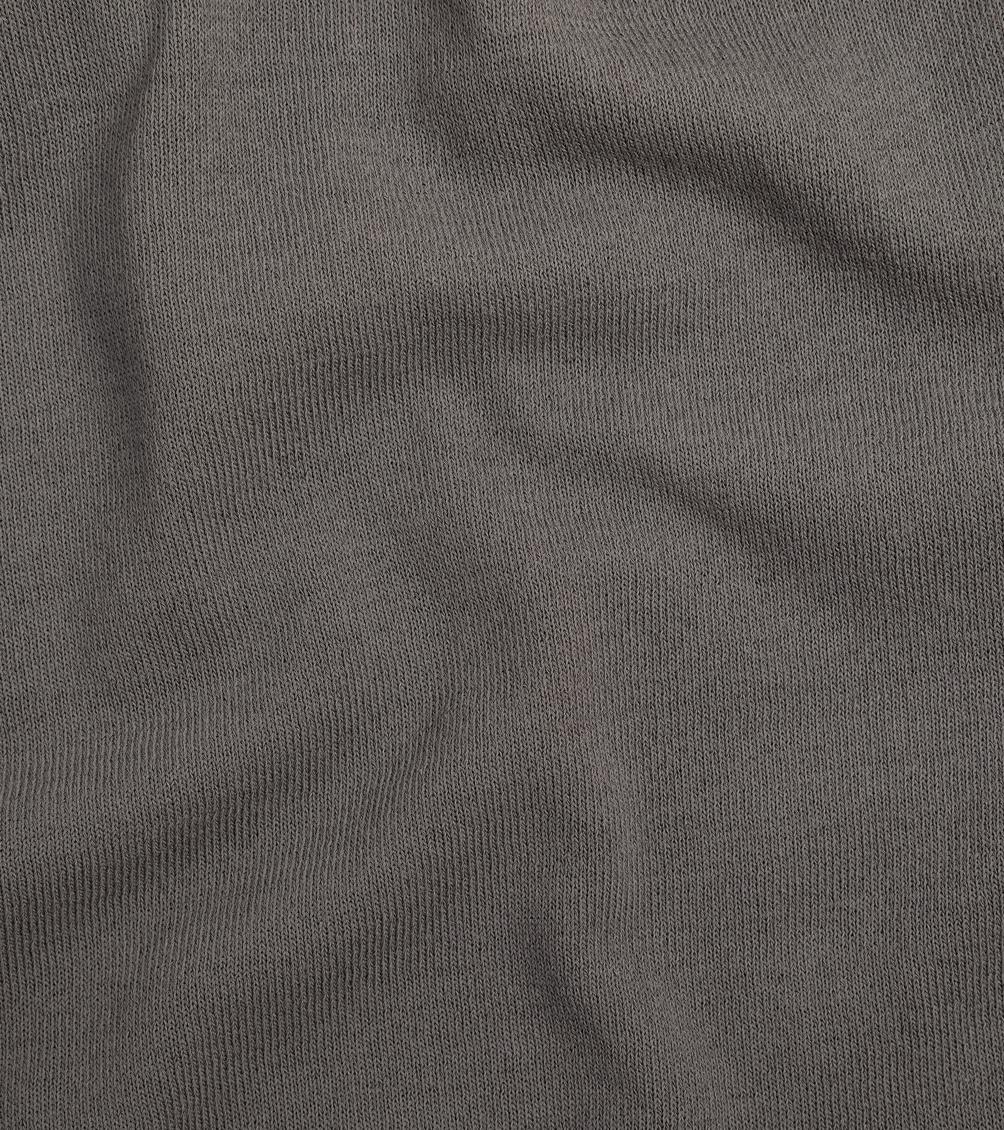 Mooncastle Ice Cotton Knit Polo Shirt: Charcoal
