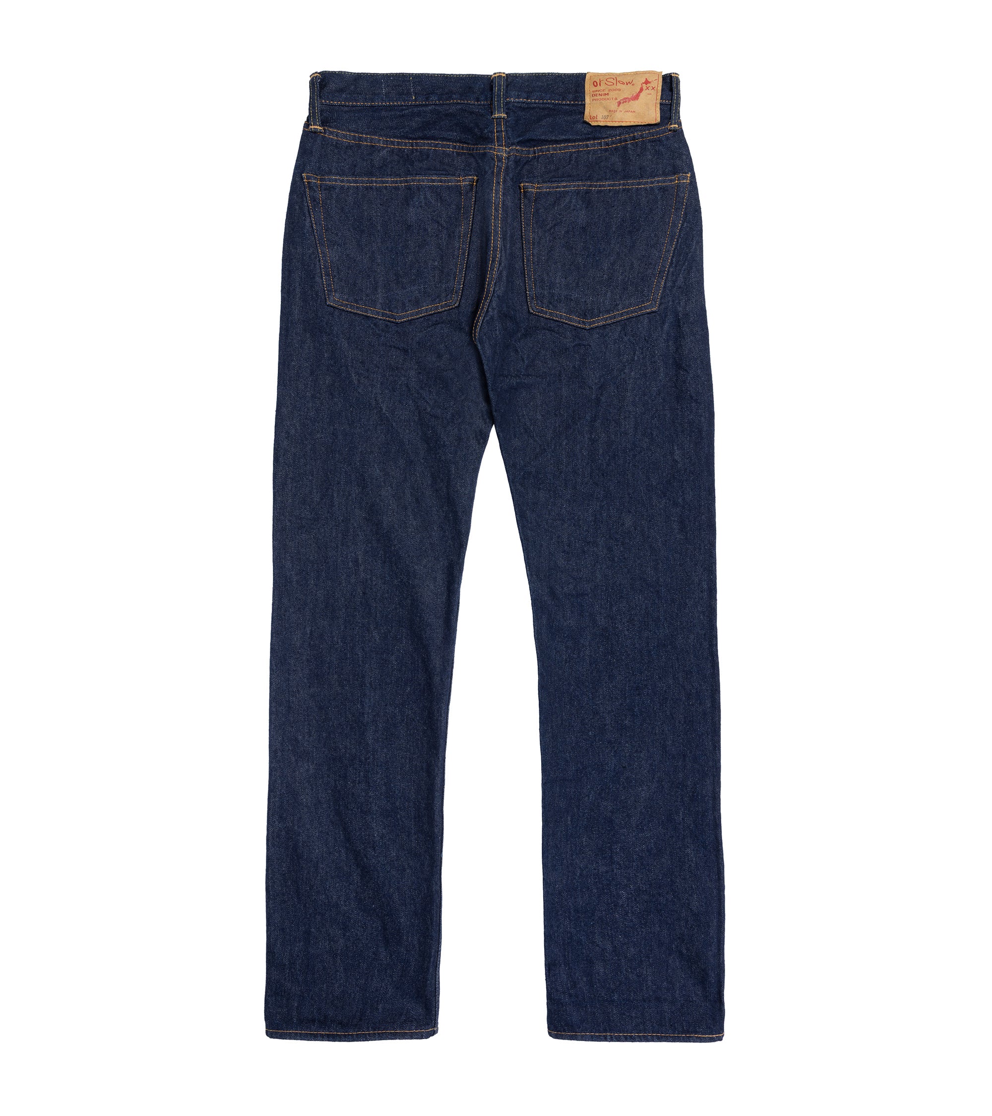 OrSlow 107 Ivy Fit Selvedge Denim: One Wash