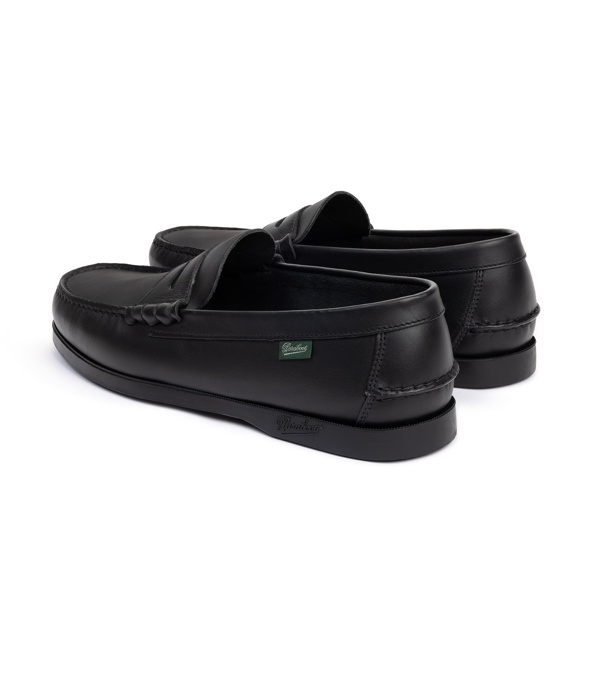 Paraboot Coraux Leather Loafer: Black