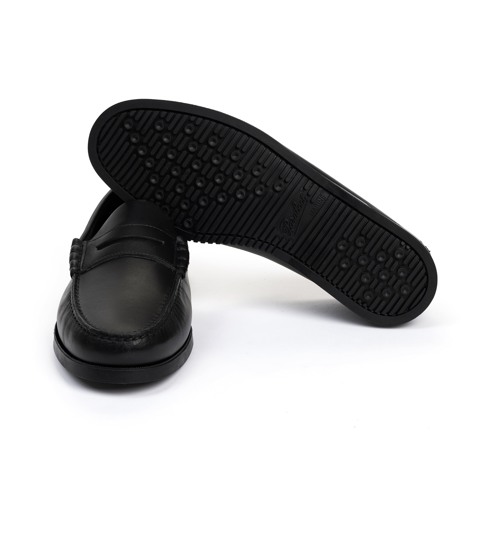 Paraboot Coraux Leather Loafer: Black