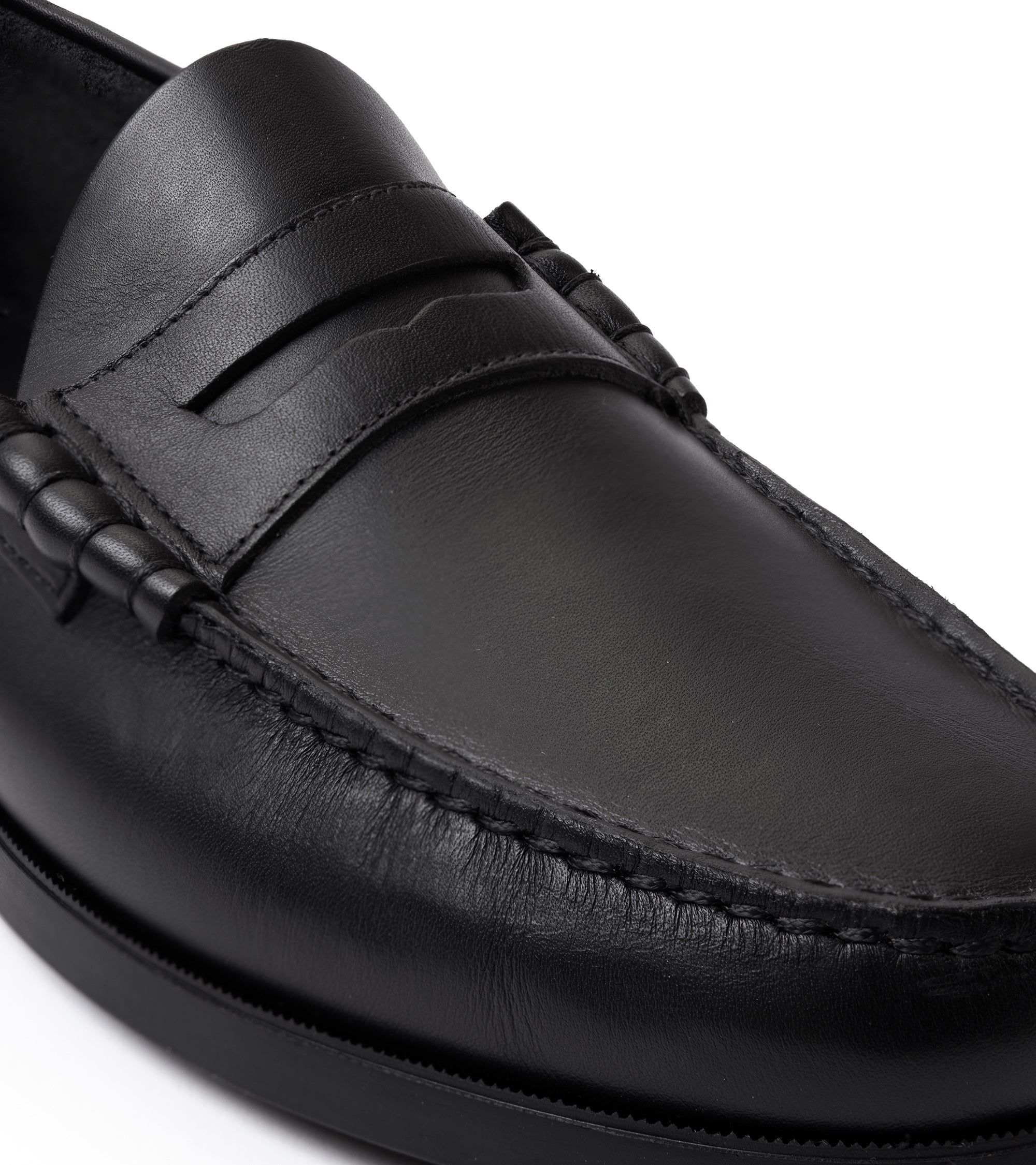 Paraboot Coraux Leather Loafer: Black