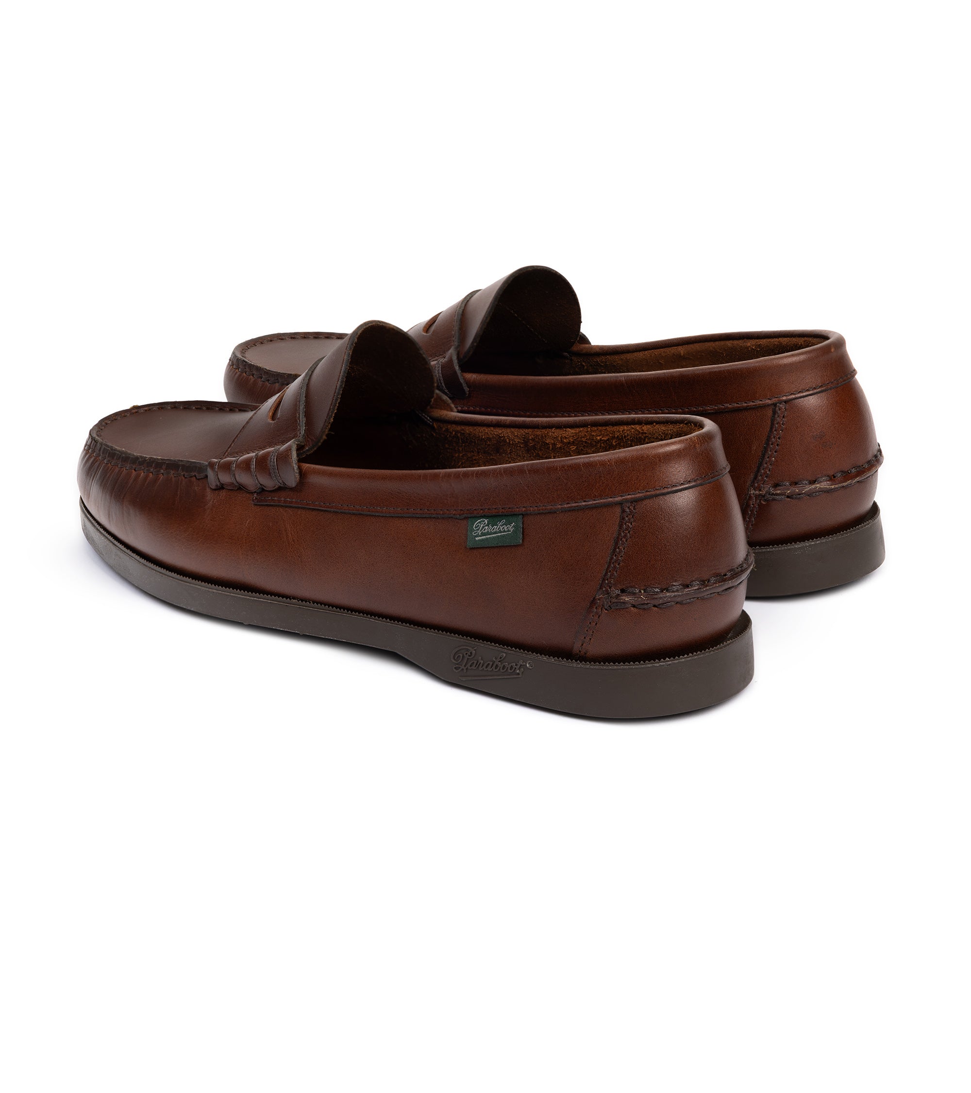Paraboot Coraux Leather Loafer: Burgundy