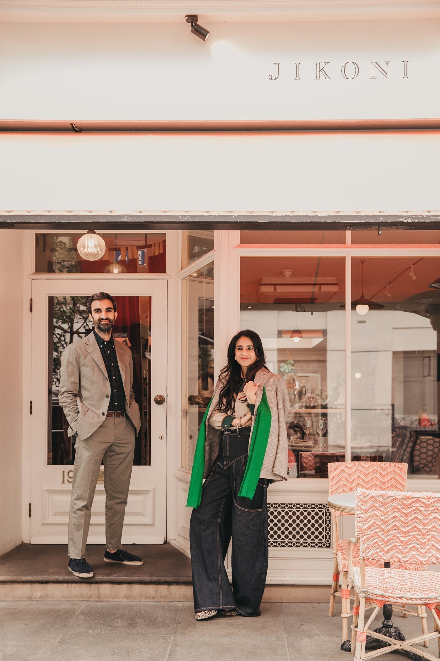 Ravinder Bhogal and Nadeem Lalani Nanjuwany of Jikoni Marylebone