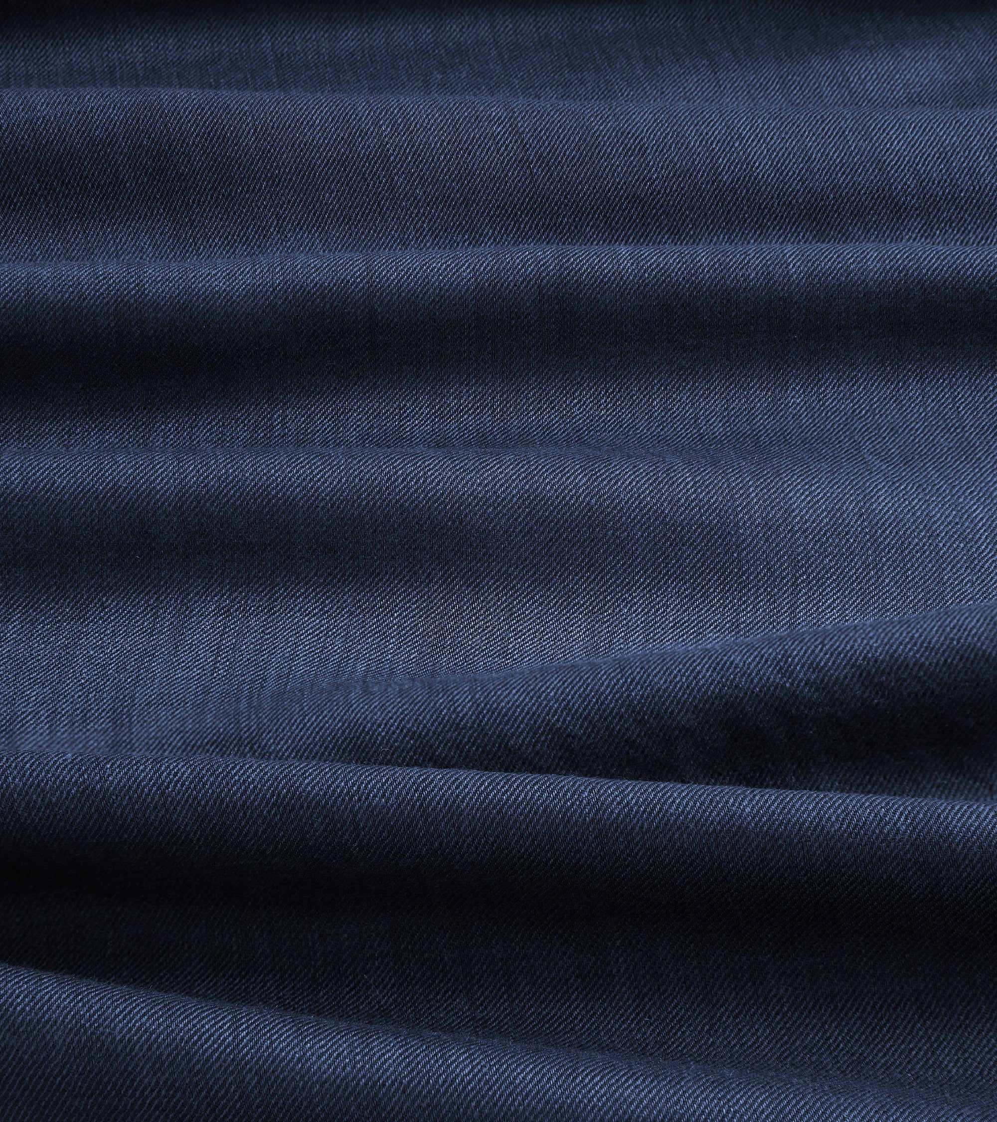 Begg x Co Wispy Solid Cashmere Scarf: Indigo Denim