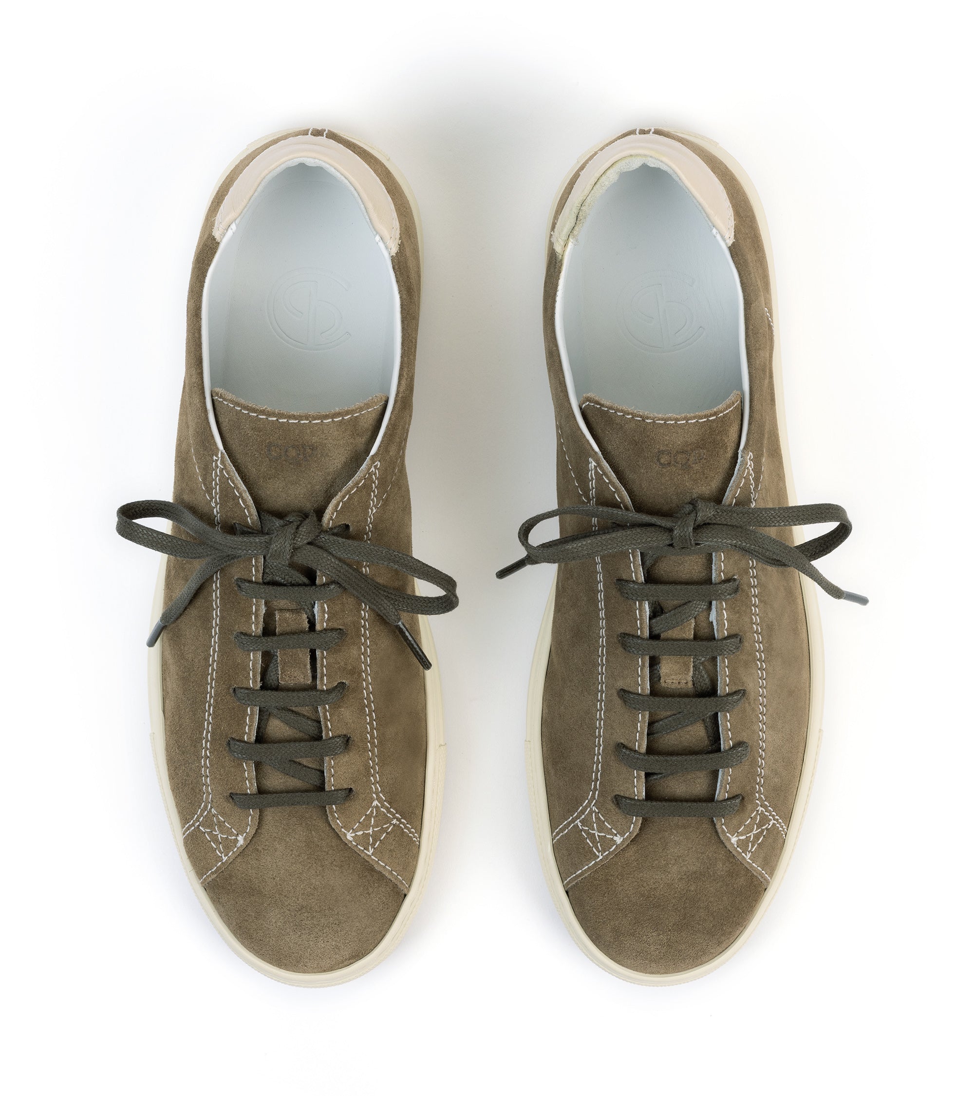 CQP Racquet Suede Sneaker: Olive
