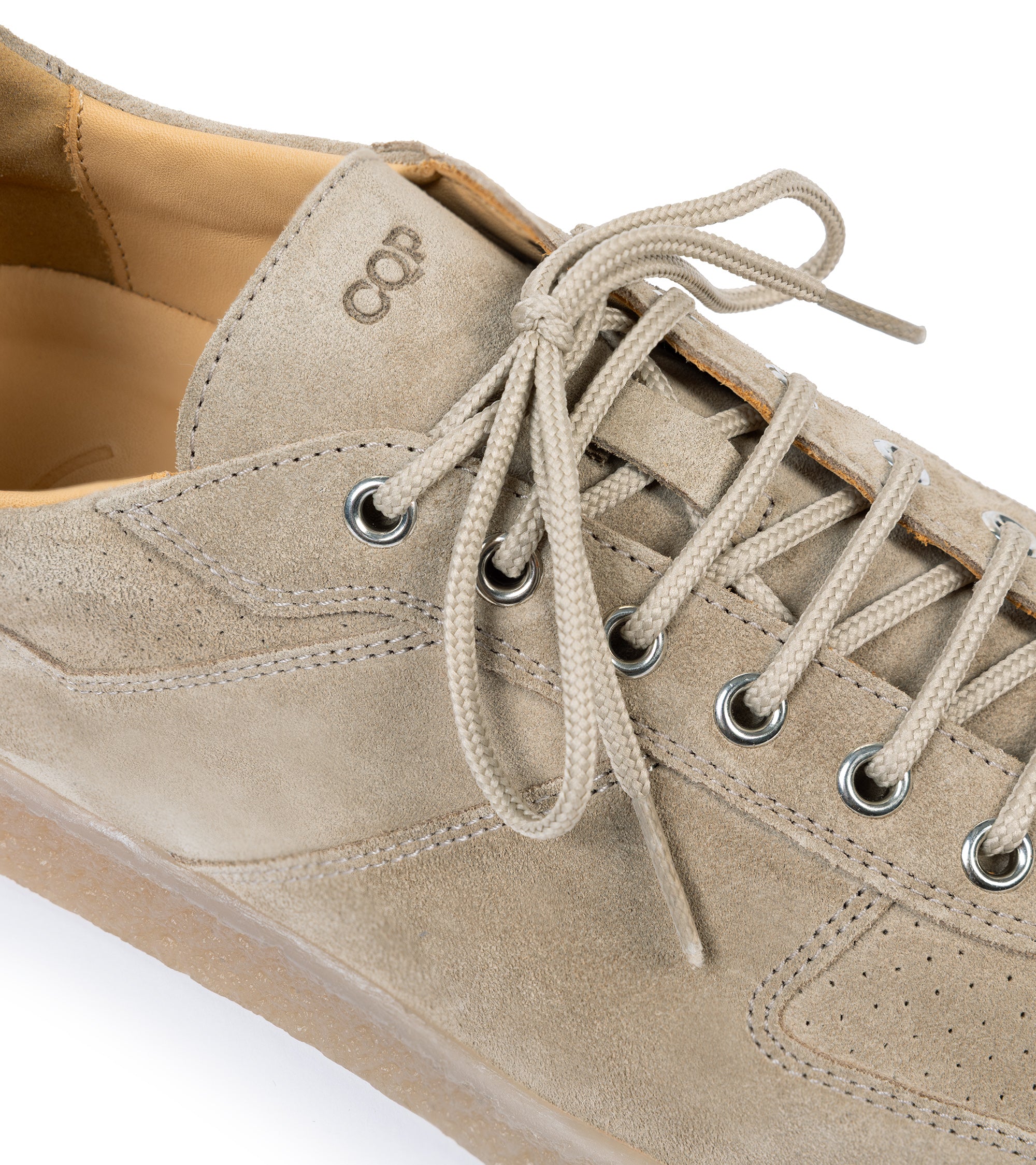 CQP Roamer Suede Sneaker: Taupe