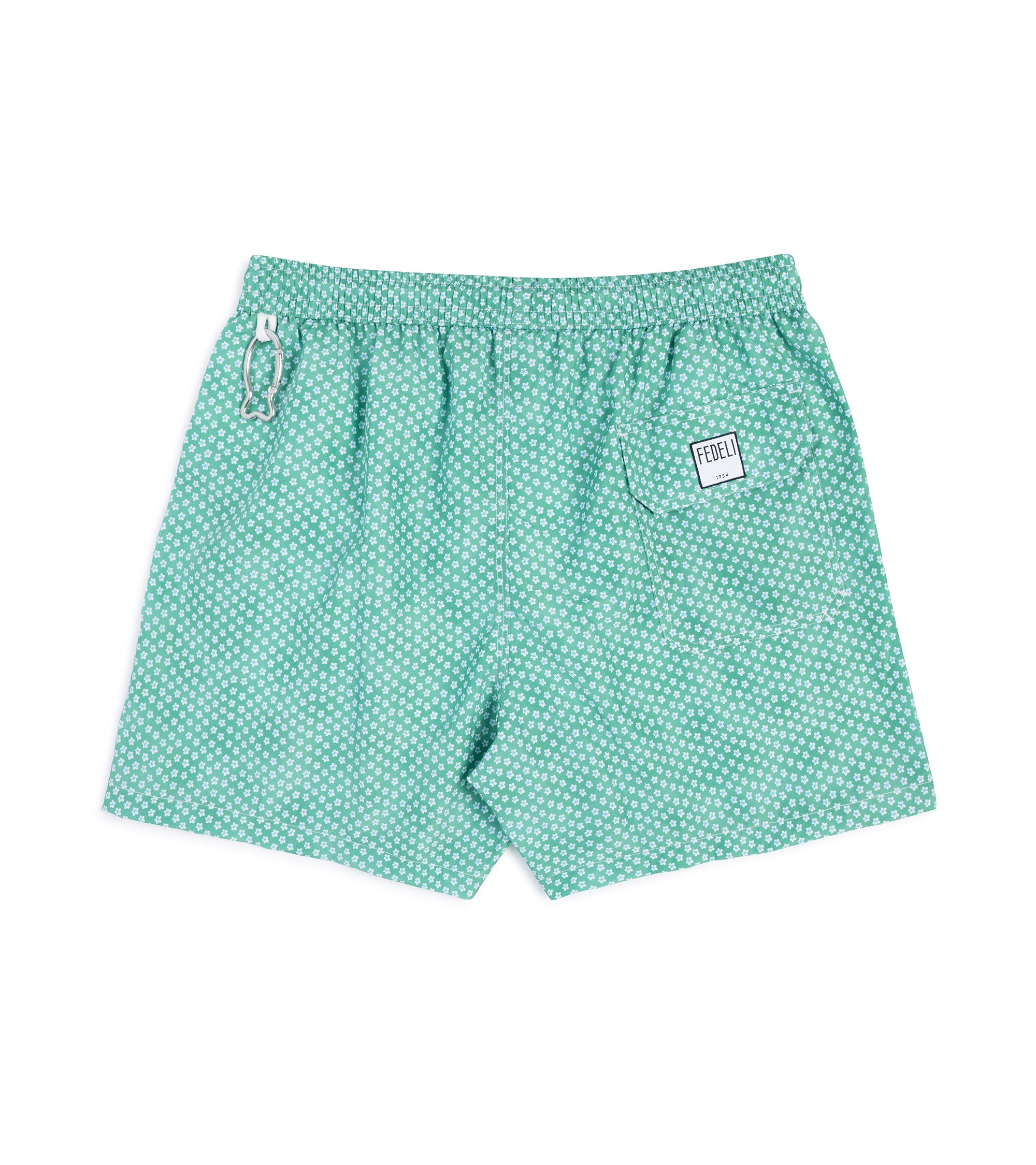 Fedeli Madeira Airstop Floral Swim Trunks: Sea Green