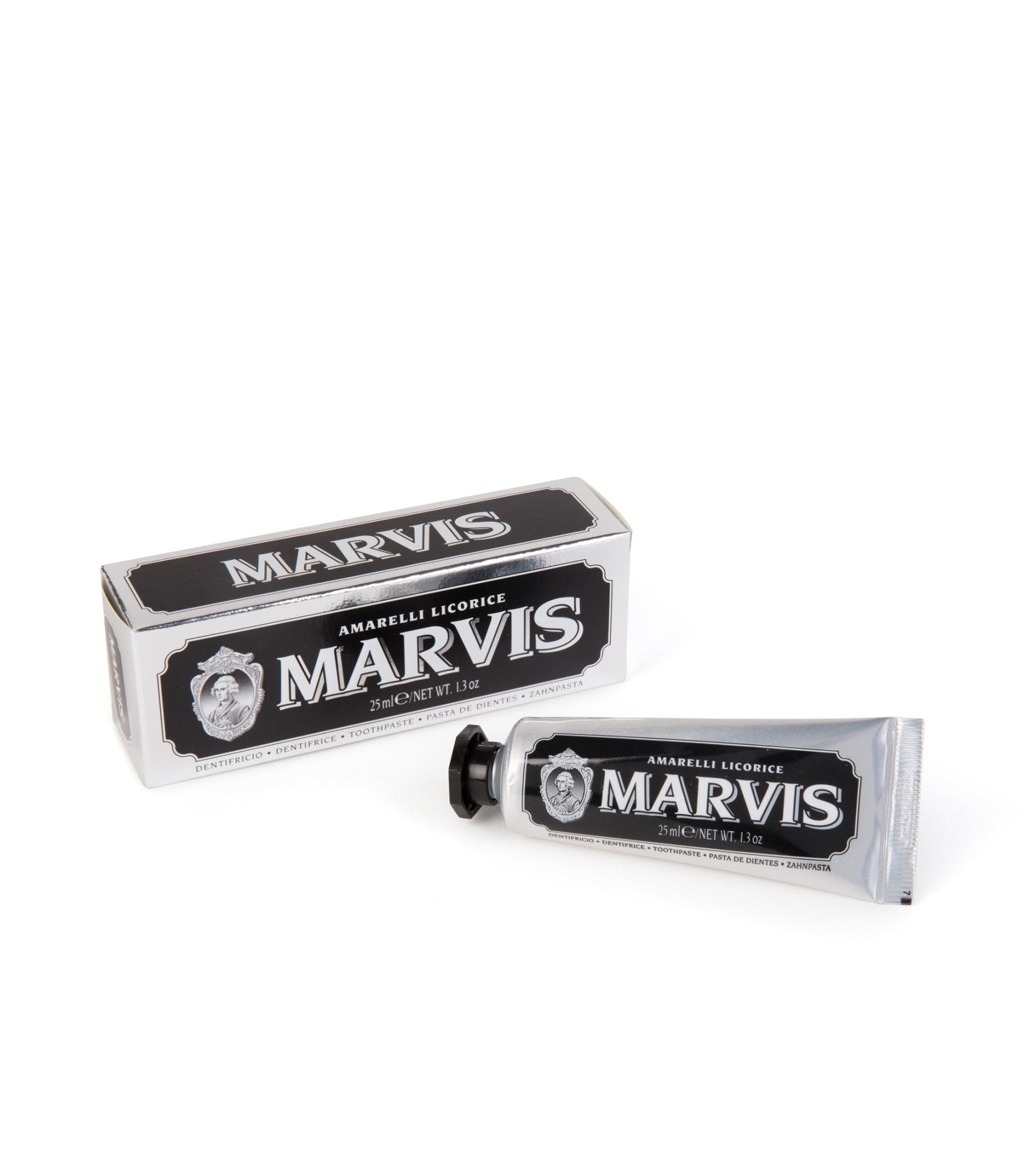 Marvis Travel Toothpaste 25ml: Liquorice - Trunk Clothiers