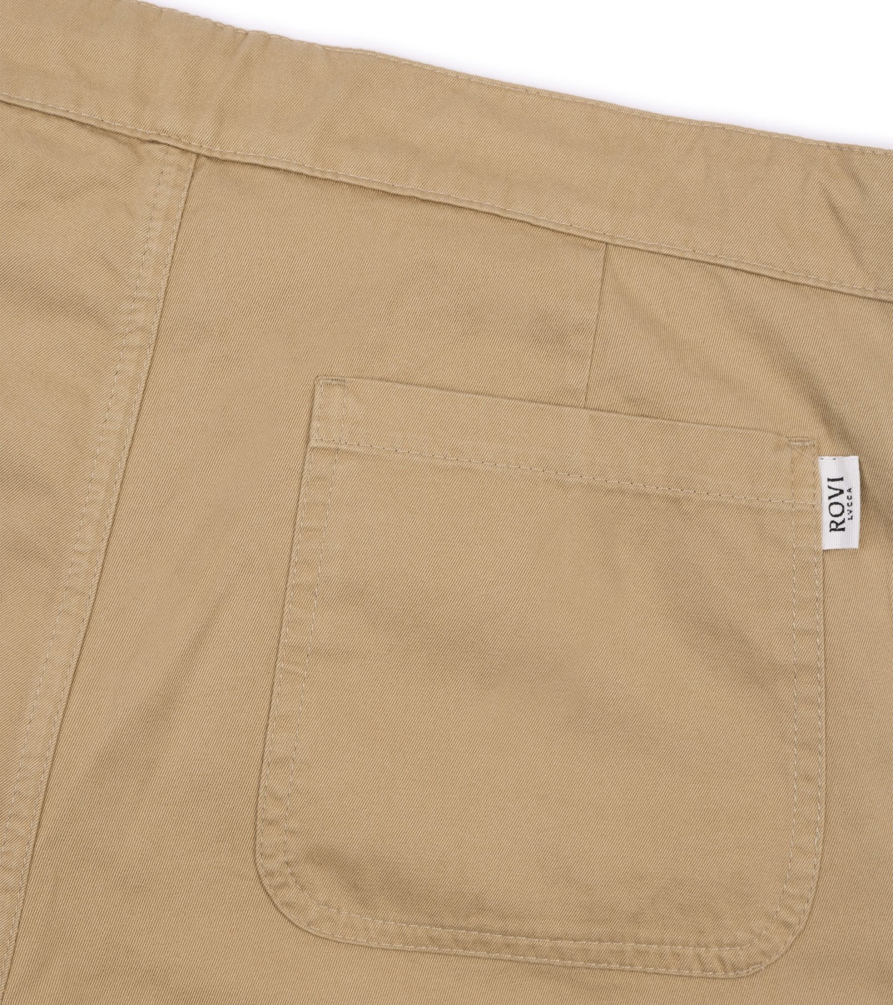 Rovi Lucca Cotton Drill Garden Pants: Beige - Trunk Clothiers